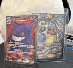 Pokemon TCG Gengar EX 193/162& Blastoise EX XY122 2-Card Lot - Image 1