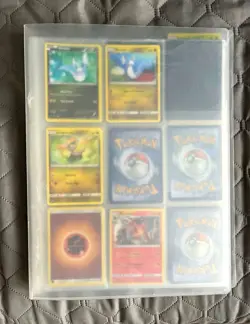 Pokemon TCG Pokemon GO Card Lot in Binder Pages, English, Pikachu Holo/Rev - Image 1