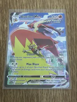 Pokemon TCG 5-Card Full Art Holo Lot Blaziken Charizard Scizor Gardevoir Tox - Image 3