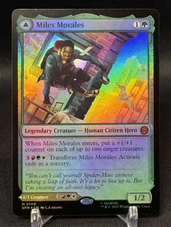 🌈 Miles Morales - FOIL - Marvel's Spider-Man MTG - NM/M - Image 1