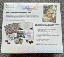 SCRAPED Pokemon Prismatic Evolutions Pokemon Center Elite Trainer Box ETB Sealed - Image 2