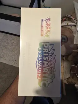 SCRAPED Pokemon Prismatic Evolutions Pokemon Center Elite Trainer Box ETB Sealed - Image 4