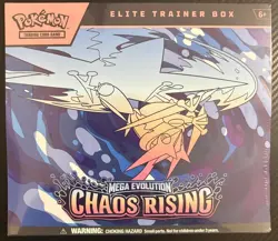 Pokemon Mega Evolution Chaos Rising ETB Elite Trainer Box Brand New IN HAND - Image 1