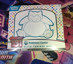 TCG 151 Pokemon Center Elite Trainer Box ETB New + Sealed - Small Seal Damage - Image 1