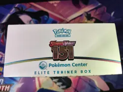 TCG 151 Pokemon Center Elite Trainer Box ETB New + Sealed - Small Seal Damage - Image 3