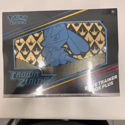 POKEMON TCG CROWN ZENITH POKEMON CENTER ELITE TRAINER BOX PLUS *FACTORY SEALED* - Image 1