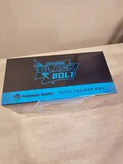 Pokemon Center Black Bolt Elite Trainer Box ETB Exclusive Factory Sealed - Image 2