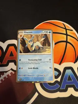 Pokemon TCG Glaceon SVP 171 Prismatic Evolutions Black Star Promo Cosmos Holo NM - Image 1