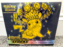Pokemon TCG Pokemon Center Elite Trainer Box Sealed ETB Surging Sparks - Image 1