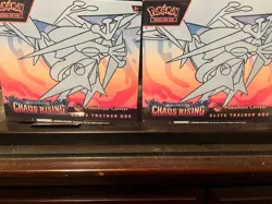 Pokemon TCG Chaos Rising Pokemon Center Elite Trainer Box ETB x2 - Image 1