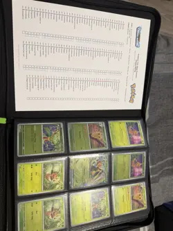 Pokemon Chaos Rising Complete Base Master Set With Binder & Custom Check Sheet - Image 1