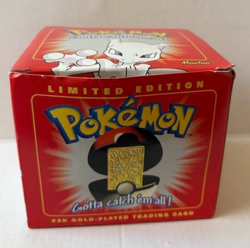 1999 Burger King Gold Plated Pokemon Card Pikachu (Brand New Sealed) - Image 1
