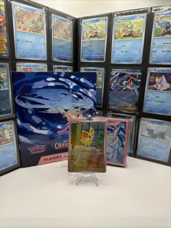 Pokemon TCG Chaos Rising Complete Master Base Set Binder + Fennekin 080 promo - Image 1