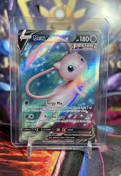 Pokemon TCG Mew V 250/264 Holo Full Art Fusion Strike English NM/Mint - Image 1