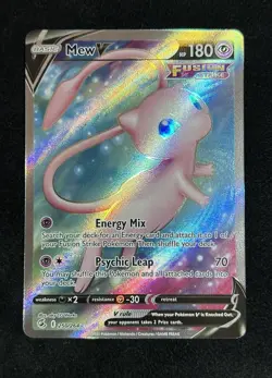 Pokemon TCG Mew V 250/264 Holo Full Art Fusion Strike English NM/Mint - Image 2