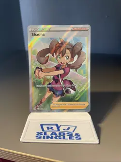 Pokemon TCG Shauna Fusion Strike Holo Card 263/264 Full Art Ultra Rare - Image 1