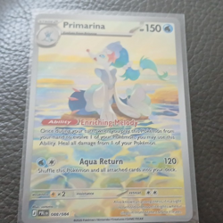Pokemon TCG Primarina 150/124 Fates Collide Full Art Ultra Rare Holo English - Image 1