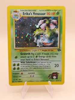 Erika's Venusaur Gym Challenge Holo Rare No. 4/132 Pokemon Card - 2000 - Image 1