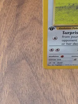 Lt. Surge's Eevee 51/132 Gym Challenge 1st Edition LP Pokemon Card WOTC - Image 5