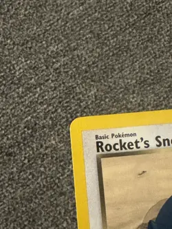 Rocket's Snorlax 33/132 Gym Heroes 1st Edition Non-Holo Rare Pokemon Card LP - Image 3