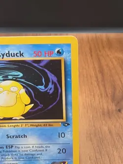 Sabrina's Psyduck 99/132 Gym Challenge 1st Edition LP Pokemon TCG Card WOTC - Image 4