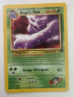 Koga's Muk 26/132 | Gym Challenge Set | LP | Non-Holo Rare Pokemon Card - Image 1