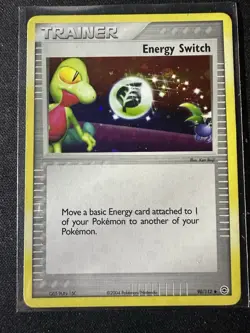 2004 Pokemon - EX Firered & Leafgreen Energy Switch #90/112 Reverse Holo - Image 1
