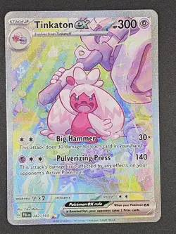 Pokemon TCG Tinkaton EX Scarlet & Violet - Paldea Evolved 262/193 - Image 1