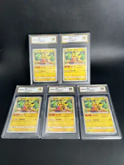 2024 Pokemon Cards TCG CHN. Pikachu CS5AC 017/127 C MPG 10 Lot of 5-SY1 - Image 1