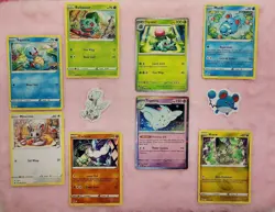 Cute Pokemon TCG Bundle - NM/LP, Common 15x Mixed Lot + Free Stickers - Image 2