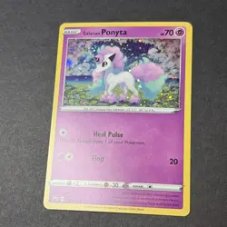 Galarian Ponyta SWSH013 Black Star Promo NM x3 LP x1 LOT of 4 Pokemon TCG - Image 5