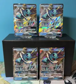 Vaporeon GX SM172 NM LOT of 4 Sun&Moon Black Star Promo Pokemon TCG - Image 1