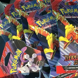 Lot Of 10 Destined Rivals Sleeved Booster Packs New Sealed Pokemon TCG - Image 3
