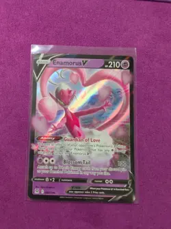 Pokemon TCG Enamorus V Sword & Shield - Lost Origin 082/196 Regular Ultra Rare - Image 1