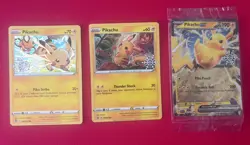 Pokemon Tcg Pikachu Holiday Lot 049, Swsh153, 063 Ex All Nm English Ex Sealed - Image 1