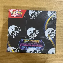 Pokemon TCG Mega Evolution Phantasmal Flames Booster Box Sealed English 2025 - Image 1