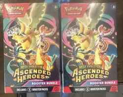 Pokemon TCG Mega Evolution: Ascended Heroes Booster Bundle Box - 6 Packs - Image 1