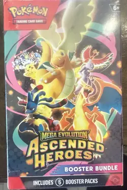 Pokemon TCG Mega Evolution: Ascended Heroes Booster Bundle Box - 6 Packs - Image 2