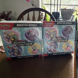 Pokemon TCG Journey Together Booster Bundle Box 6 Packs (2 Boxes) English sealed - Image 1