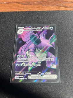 Pokemon TCG Team Rockets Nidoking EX 216/182 Destined Rivals NM! - Image 2