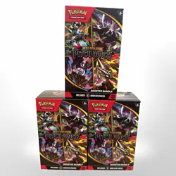 Pokemon TCG Mega Evolution Pitch Black Booster Bundle 6 Packs English OPENED - Image 1