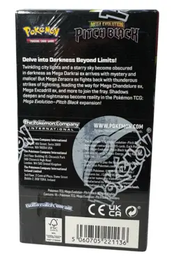 Sealed Pokemon TCG Mega Evolution Pitch Black 18 Booster pack English Darkrai - Image 3