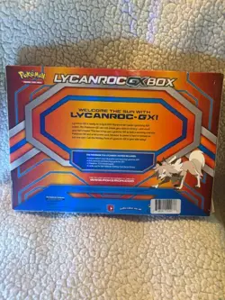 Pokemon TCG Sealed Lycanroc GX Box With 4 Booster Packs XY & S&M Era Evolutions - Image 2