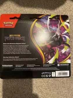 Pokemon TCG Mega Evolution Pitch Black 3-Pack Blister Binacle Promo English - Image 2