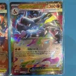 Pokemon TCG English Holo Full Art Mega EX 3-Card Lot Charizard X Y Evolutions - Image 4