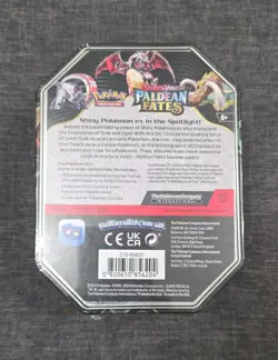 Pokemon TCG Paldean Fates Charizard EX Tin - New & Sealed - Includes 4 Packs - Image 2