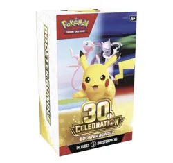 PRE ORDER Pokemon 30th Celebration 1 x TCG Booster Bundle Box - 6 Booster Packs - Image 1