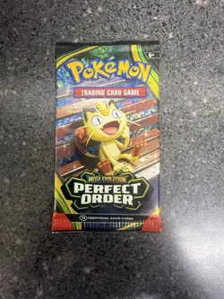 Pokemon TCG Mega Evolution Perfect Order Booster Pack English Sealed Random Art - Image 1