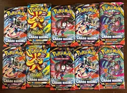 Pokemon TCG Chaos Rising Booster Pack Lot 10 Packs English Mega Evolution 2026 - Image 1