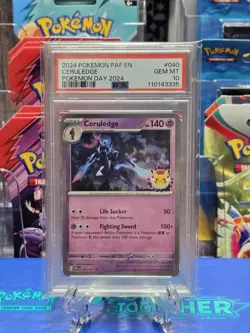 Ceruledge 040/091 2024 Pokemon Day Cosmos Holo Promo Pokemon TCG - PSA 10 - Image 3